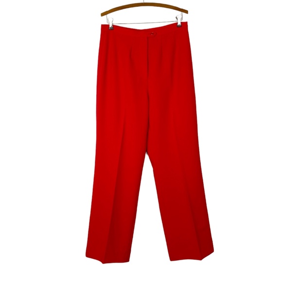 J. Peterman Co Red Dress Pants Sz. 10 NWOT - Picture 1 of 9
